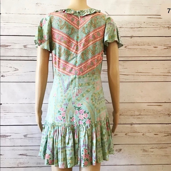 Spell and the Gypsy City Light Fitted Mini Dress - Picture 7 of 8